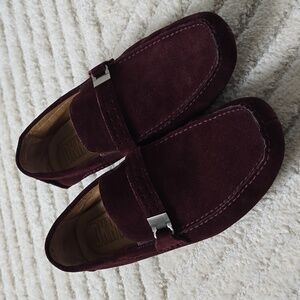 DKNY 1989 Matt Suede Driving Loafer, size 12